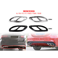 Διπλές μεταλλικές ακροφυσιές εξατμισης για Mercedes A C E GLC - EM03/EM04 - Sellzone.bg Διπλές μεταλλικές ακροφυσιές εξατμισης για Mercedes A C E GLC - EM03/EM04